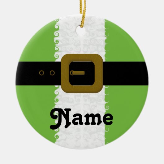 Gepersonaliseerd kerstfeest Ornament (Voorkant)
