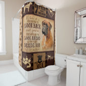 Gepersonaliseerd kerstgebak, het leven is beter ge douchegordijn (In situ)