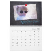 Gepersonaliseerd, Kerstmis, fotocollage Kalender (Jan 2026)