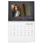 Gepersonaliseerd, Kerstmis, fotocollage Kalender (Feb 2026)