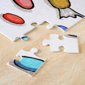 Gepersonaliseerd kerstontbijt legpuzzel (Zijkant)