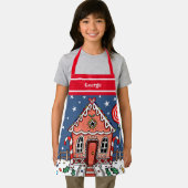 Gepersonaliseerd kerstontbijt schort (Insitu)