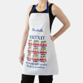 Gepersonaliseerd | kerstpudding | BREXIT Schort (Insitu)