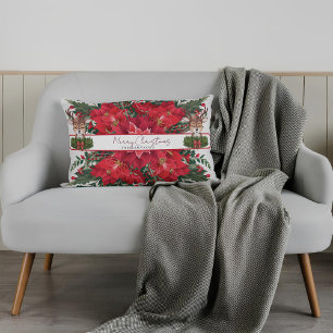 Gepersonaliseerd kerstrendier kussen