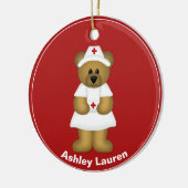 Gepersonaliseerd kerstversiering van het zurse Bee Keramisch Ornament (Links)