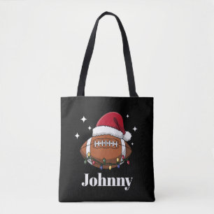 Gepersonaliseerd Kerstvoetbal Winter Sportteam Draagtas