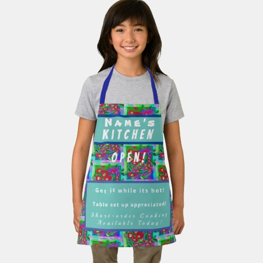 Gepersonaliseerd keuken openen + 3Comments Fun Sch Schort (Insitu)