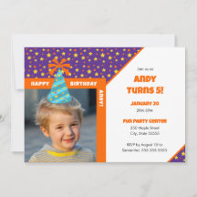 Gepersonaliseerd Kind Foto Happy Birthday Blue Pet