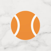 Gepersonaliseerd kind tennis Birthday confetti (Kleine voorkant)