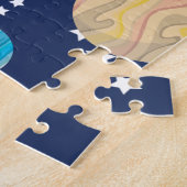 Gepersonaliseerd Kind van het zonnestelsel Legpuzzel (Zijkant)