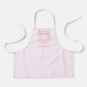 Gepersonaliseerd Kinder pron kat Donut Baking Apro Schort