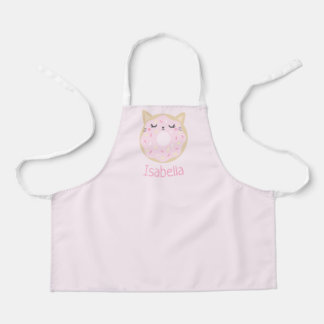 Gepersonaliseerd Kinder pron kat Donut Baking Apro Schort