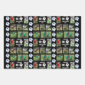 Gepersonaliseerd Kinder Voetbal Fotoalbum Inpakpapier Vel (Voorkant 3)