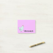 Gepersonaliseerd kip post-it® notes (Op bureau)
