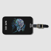 GEPERSONALISEERD KIWI NEW ZEALAND PAUA BAGAGELABEL (Voorkant (horizontaal))