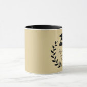 Gepersonaliseerd, klassiek Gefeliciteerd afstudere Mok (Midden)