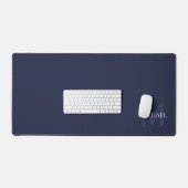 Gepersonaliseerd Klassiek monogram en naam Bureaumat (Keyboard & Muis)