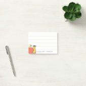 Gepersonaliseerd | Kleine Apple Teacher Stationery Post-it® Notes (Kantoor)