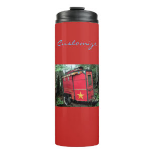 Gepersonaliseerd kleine caravan thermosbeker