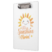 Gepersonaliseerd klembord - "Little Sunshine" (Links)