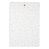 Gepersonaliseerd klembord - Polkadots Mini Klembord (Achterkant)