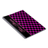 Gepersonaliseerd kleurig patroon notitieboek (Rechterzijde)