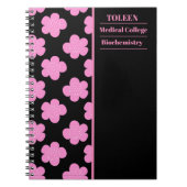 Gepersonaliseerd kleurig patroon notitieboek (Voorkant)