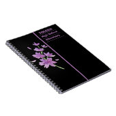 Gepersonaliseerd kleurig patroon notitieboek (Rechterzijde)