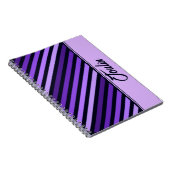 Gepersonaliseerd kleurig patroon notitieboek (Rechterzijde)