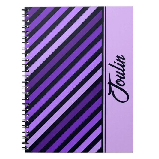 Gepersonaliseerd kleurig patroon notitieboek (Voorkant)