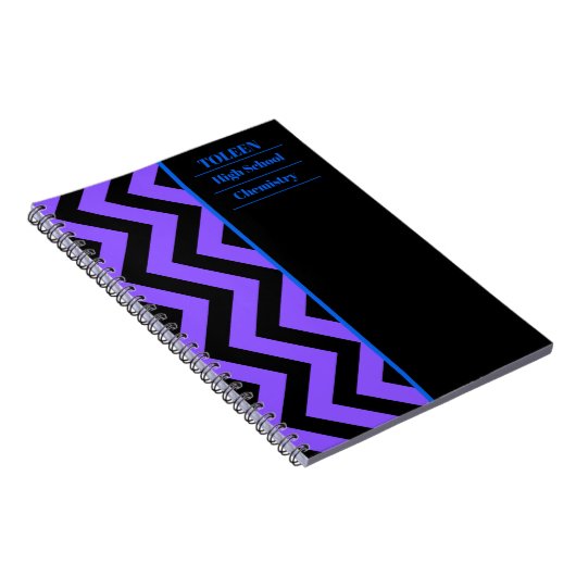 Gepersonaliseerd kleurig patroon notitieboek (Rechterzijde)