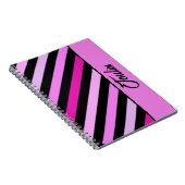 Gepersonaliseerd kleurig patroon notitieboek (Rechterzijde)