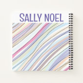 Gepersonaliseerd kleurrijk notitieboek (Achterkant)