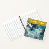 Gepersonaliseerd kleurrijk notitieboek (Binnen)