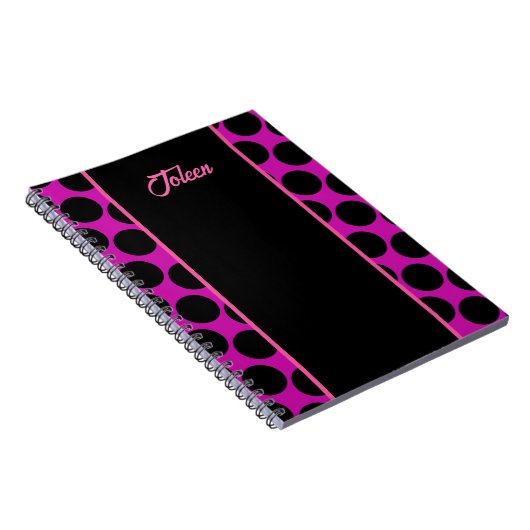 Gepersonaliseerd kleurrijk patroon niet notitieboek (Rechterzijde)