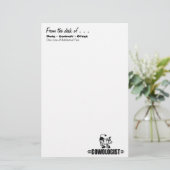 Gepersonaliseerd koe briefpapier (Staand voorkant)