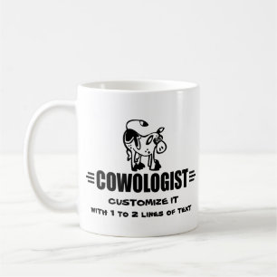 Gepersonaliseerd koe koffiemok