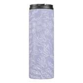 Gepersonaliseerd | Koraalrif Shell Print Thermosbeker (Achterkant)