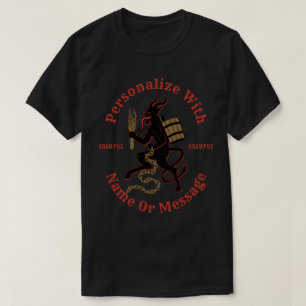Gepersonaliseerd Krampus T-shirt