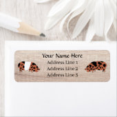Gepersonaliseerd KuneKunePig Adres Etiket (Insitu)