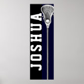 gepersonaliseerd lacrosse poster (Voorkant)