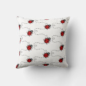 Gepersonaliseerd Ladybird Pattern Kussen (Achterkant)