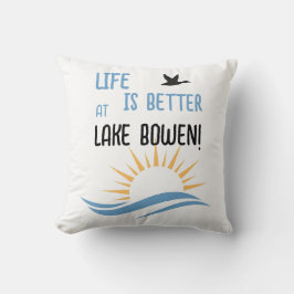 Gepersonaliseerd Lake Name Kussen