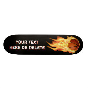 Gepersonaliseerd lampje Basketball Skateboard Deck