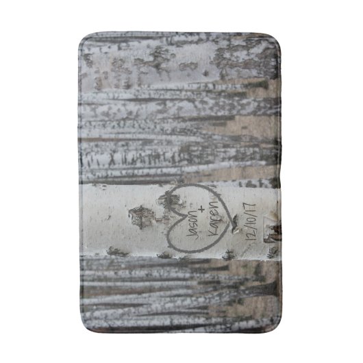 Gepersonaliseerd land Robuust hart Badmat (Voorkant Verticaal)