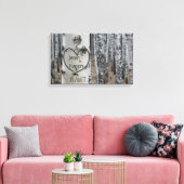 Gepersonaliseerd land Robuust hart Canvas Afdruk (Insitu (Woonkamer))