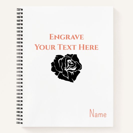 Gepersonaliseerd lederen dagblad, lederen blad; notitieboek (Voorkant)