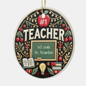 Gepersonaliseerd Leraar Gift Kerst Ornament (Links)