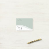 Gepersonaliseerd lesgeven post-it® notes (Op bureau)