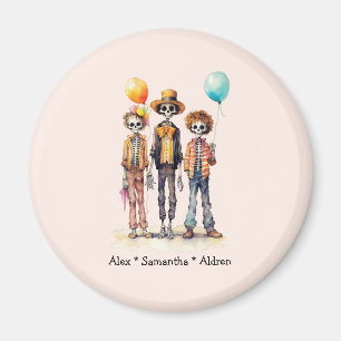 Gepersonaliseerd Leuk Kind Zombie Halloween (10) Magneet